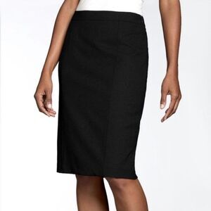 LAFAYETTE 148 | Black Stretch Wool Pencil Skirt 4